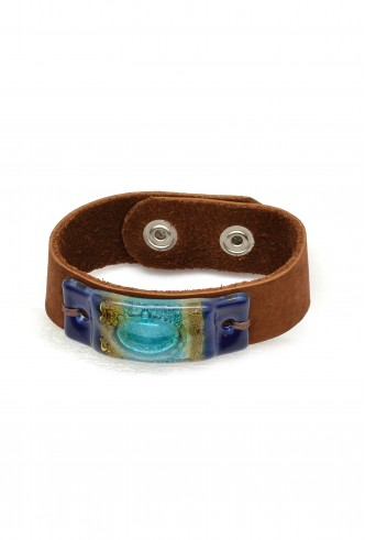Fused Glass Snap Cuff Fused Glass Snap Cuff